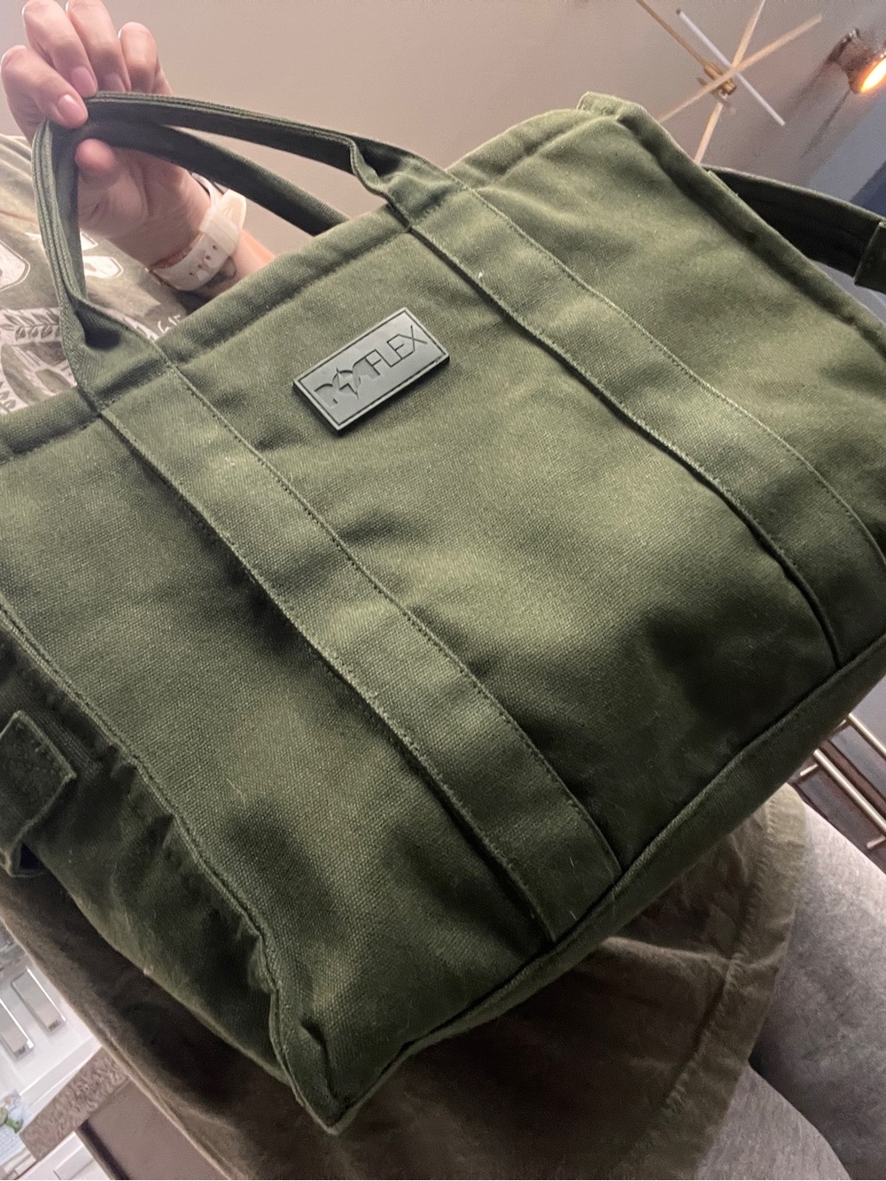 Popflex Sloane Tote - Olive - Picture 2 of 10